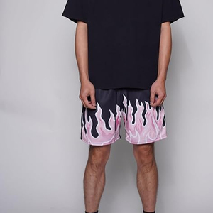 Pantalones Cortos de Baloncesto Personalizados para Hombre, Malla Transpirable, Cintura Elástica con Cordón, Bolsillo Lateral, Sublimación, Impresión Digital 3D - Product Image 3