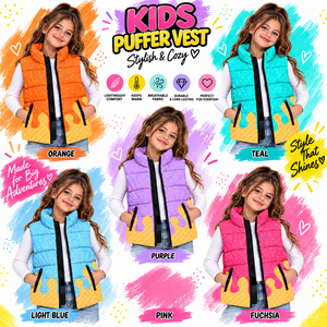 Custom Ice for Drip Puffer Vest <b>Women</b> Boutique Winter Zipper Closure Sublimated Streetwear Fashion <b>Sleeveless</b> <b>Jacket</b> - Product Image 1