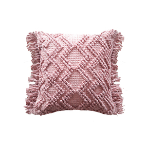 Custom Made <b>Decorative</b> New Cushions Covers With Zip Pink <b>Pillow</b> Cover for Living Room At Best Price - Product Image 1