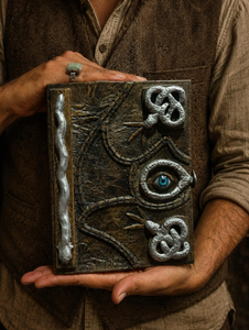 <b>Hocus</b> <b>Pocus</b> Spell <b>Book</b> Winifred Sanderson's Spell <b>Book</b> of Shadows Grimoire Fantasy Handmade Leather Journal Halloween - Product Image 1
