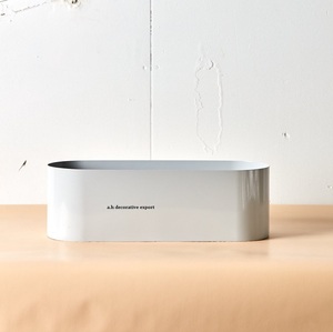 Jardinière rectangulaire longue en métal rose mat, moderne et écologique, pour décoration intérieure et extérieure, bac à fenêtre, plantes succulentes, herbes, pots de fleurs - Product Image 6