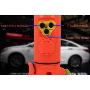 Martello di Sicurezza Multifunzione Rosso per Auto con Torcia Integrata - Product Image 4