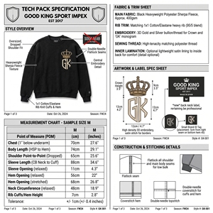 Sudadera de cuello redondo de forro polar Sherpa para hombre, con logo bordado personalizado, cálida y afelpada, estilo urbano - Product Image 6