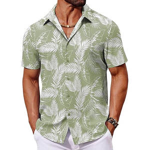 Service OEM d'impression par sublimation, chemises d'été pour hommes en gros, chemises d'été légères pour hommes - Product Image 1