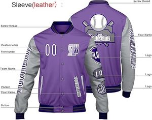 Veste d'hiver confortable pour homme, style Letterman, col montant, logo sur le devant, coupe-vent, haute qualité, écologique, à prix raisonnable - Product Image 3