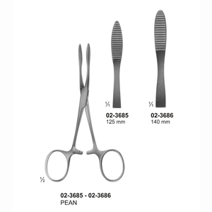 คีมผ่าตัด Peanut Forceps 140 มม. - คีมผ่าตัดและถอดแกนกระจกตาทำจากเหล็กกล้าไร้สนิม - Product Image 1