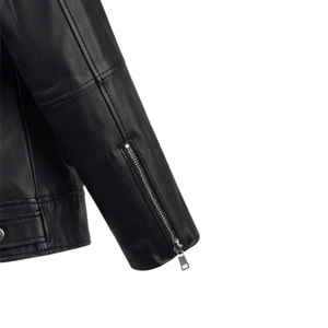 Factory Direct <b>Mens</b> <b>Leather</b> <b>Jacket</b> Varsity <b>Jacket</b> <b>Faux</b> <b>Leather</b> Removable Hood Winter Outerwear Sportswear Brand Custom Logo Sale - Product Image 6