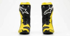 Botas de moto SMX-Plus, color personalizado, parte superior de cuero genuino, cremallera en el tobillo, suela de goma, entresuela de EVA, resistentes a la abrasión, para todas las estaciones - Product Image 3