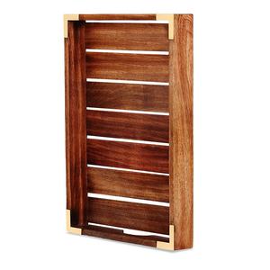 Bandeja Cuadrada de Madera Natural Ecológica Desechable al por Mayor para Servir Alimentos, Segura para Contacto con Alimentos, Personalizable para el Hogar - Product Image 4