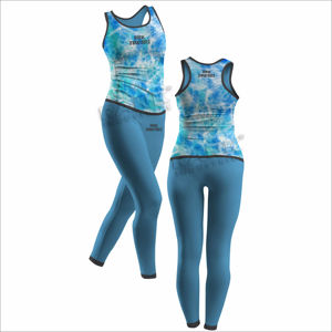 Ensembles de yoga pour femmes en polyester et élasthanne, nouvelle collection, impression personnalisée, vente chaude - Product Image 4