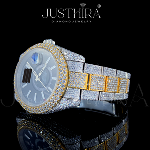 Relojes de Pulsera de Cuarzo de Lujo para Hombre, Modernos y Elegantes, con Diamantes Moissanite, del Mejor Proveedor Indio, Precio de Fábrica - Product Image 4