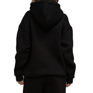Ensemble survêtement femme personnalisé à capuche, coupe oversize, en molleton 100 % coton écologique, style streetwear, 2 pièces – Vente flash - Product Image 5