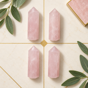 Natural <b>Rose</b> Quartz Crystal <b>Obelisk</b> Polished Stone Wand Carved Healing Love Theme Home Decoration Gift - Product Image 5