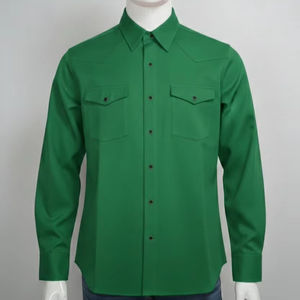 Chemise habillée classique à boutons, sans plis, pour le travail, directement du fabricant - Product Image 1