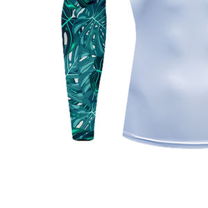 Rashguard Professionnel de Haute Qualité Personnalisé Unisexe avec Logo OEM par Sublimation, Matière Unie, Séchage Rapide, 220g, Manches Longues, Coupe Basse - Product Image 4