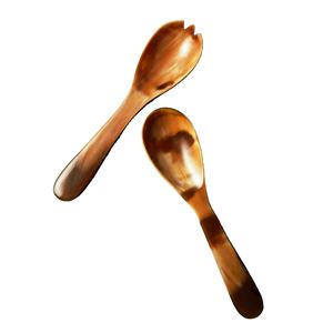 Juego de Cuchara y Tenedor de Cuerno de Búfalo, Producto Más Vendido, Diseño Elegante, Fabricante y Exportador de Cubiertos de Cuerno de la India por Lodi Impex - Product Image 3