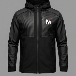 Bulk Supply Unisex Hooded <b>Waterproof</b> Windbreaker <b>Jacket</b> Custom Branding Streetwear <b>Winter</b> Coated - Product Image 1