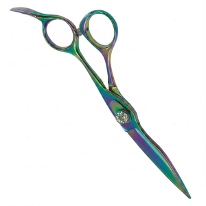 Professional High Quality Stainless Steel Hair Scissors Straight Blade Barber Salon Cutting <b>Shears</b> Manufacture In Pakistan - Product Image 3