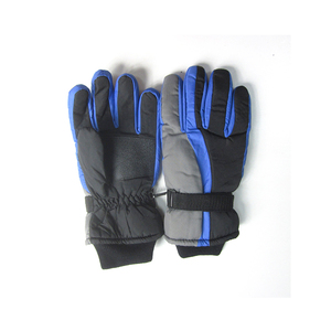 Guantes de Esquí Negros de Poliéster con Aislamiento Térmico, Cierre con Cordón, Unisex, para Invierno y Actividades al Aire Libre - Product Image 2