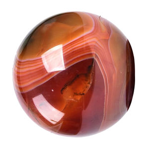 Venta al por Mayor de Esferas de Cristal Pulido de Calcita y Ónix Rojo Natural, Decoración para el Hogar, Regalo Mineral - Product Image 5