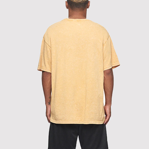 Camiseta de Cuello Redondo con Lavado Ácido, Corte Regular, para Adultos, Camisetas de Alta Calidad con Lavado Ácido para Hombre, Camisetas Personalizadas 2026 - Product Image 2