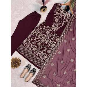 Ensemble Dupatta haut-bas et magnifique pour femmes - Product Image 5