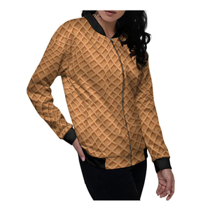 Chaqueta de satén brillante para mujer, ligera, informal, con forro suave, detalles acanalados y bolsillos laterales para la calle - Product Image 5