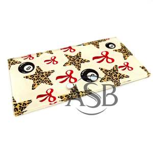 Paleta de Extensión de Pestañas Acrílicas con Diseño de Lazo, Estrella y Leopardo, Impresión de Logotipo Personalizado con Imanes, Novedad 2026 - Product Image 2