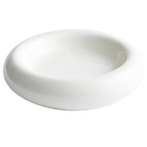 Service de table en céramique blanche de luxe, rond, à double paroi, isolant thermiquement, remplissable à l'eau chaude, pour hôtel et restaurant - Product Image 1