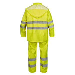 Utility Workwear With Reflective Bands Visible Suit Breathable Fabric <b>Long</b> <b>Sleeve</b> Custom Color Factory Supply Safety Suit - Product Image 2