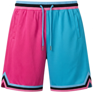 Pantalones Cortos de Baloncesto para Hombre, Color Verde con Ribete Blanco, Impresión por Sublimación, Secado Rápido, Cintura Elástica, Logotipo Personalizado, Número 00 - Product Image 4
