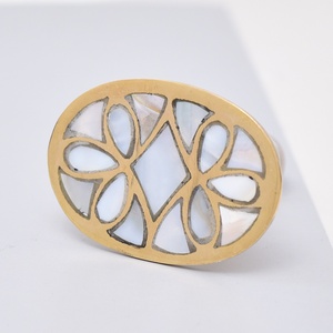 Nouvelle arrivée boutons d'armoire en laiton pour tiroir nacre poignées pour cuisine salle à manger et salon en RAK-210 de gros - Product Image 1