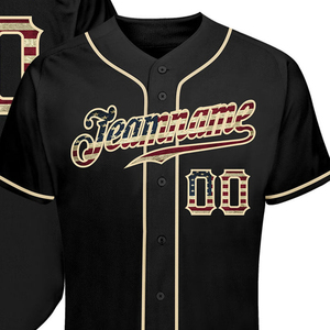 Camiseta de Béisbol Sublimada Personalizada OEM, 100% Poliéster, Estilo Casual con Botones al Frente, Nombre del Equipo y Número, Estilo Atlético - Product Image 2