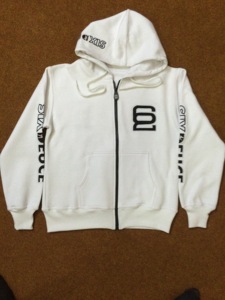 เสื้อฮู้ดผู้ชายผ้าฝ้ายหนานุ่มทรงโอเวอร์ไซส์ กันลม ทรงปกติ - Product Image 1