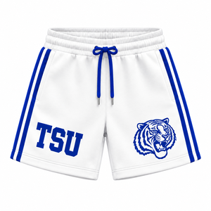 Conjunto de Sudadera y Pantalones Cortos Estilo Universitario Personalizado – Traje Deportivo Universitario Bordado/Estampado de Alta Calidad - Product Image 3