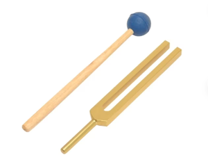 Diapasón energético con acabado dorado de 999 Hz |   Diapasón para Terapia de Sonido |   Herramienta de Bienestar Vibracional |   Meditación, Relajación y Energía - Product Image 1