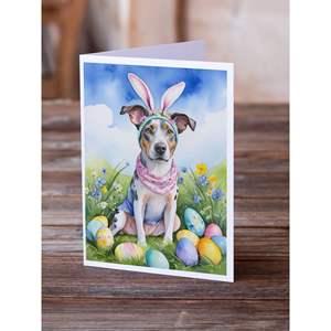 Catahoula <b>Easter</b> <b>Egg</b> <b>Hunt</b> Greeting Cards Pack of 8 Whimsical A7 Size 5x7 Blank Note Cards with Envelopes - Product Image 2