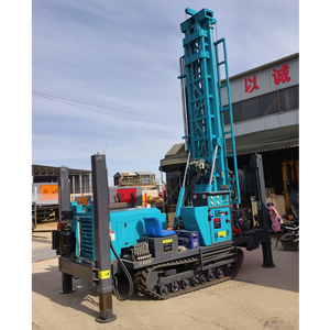 Machine de forage de puits à chenilles <span class=keywords><strong>en</strong></span> caoutchouc de 300 m à moteur diesel à bas prix, approvisionnement direct usine pour l'irrigation agricole <span class=keywords><strong>en</strong></span> <span class=keywords><strong>Afrique</strong></span> - Product Image 3