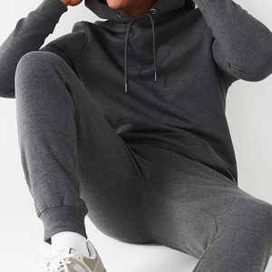 Nuevo diseño, color liso, 100% algodón, tela transpirable de alta calidad, chándales para hombre. - Product Image 2