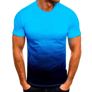 Camiseta de Manga Corta para Hombre, Corte Ajustado, Cuello Redondo, Color Verde Oliva, Estilo Casual, Tejido Jersey - Product Image 4