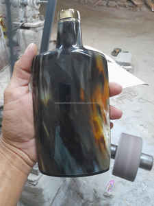 100% Best Quality Ox Horn <b>Bottle</b> <b>Hot</b> Export Viking Drinking <b>Water</b> <b>Bottle</b> for Home Kitchenware and School Use Polished Technique - Product Image 3