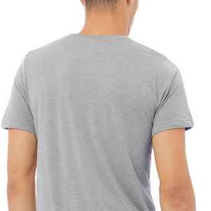 Camiseta de Cuello Redondo para Hombre, Manga Corta, Algodón Suave, Corte Básico, Estilo Minimalista para Uso Diario - Product Image 3