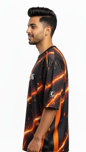 Camiseta Premium de Estilo Urbano, Sublimada, Holgada, Informal y Moderna para Hombre - Product Image 3