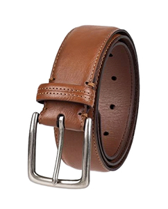 Ceinture décontractée en cuir véritable de vachette, design personnalisé, boucle en alliage personnalisée, ceinture robuste, vente en gros - Product Image 5
