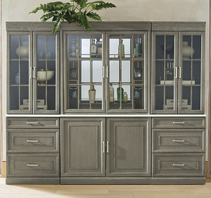 ตู้ไซด์บอร์ดไม้มะฮอกกานีแท้สุดหรูทันสมัย พร้อมตู้โชว์กระจก ตู้เก็บของในครัวสไตล์มินิมอล - Product Image 4