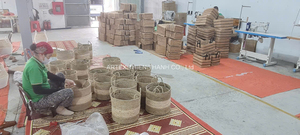 Nouvelle arrivée : Set de table tressé en jonc de mer, fait main, pour la décoration intérieure, fabricant OEM au Vietnam - Product Image 5