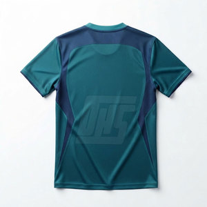 Maillot de sport à col en V pour hommes, chemise athlétique à manches courtes, séchage rapide, vêtements d'équipe performants pour l'entraînement au basketball et au football - Product Image 2