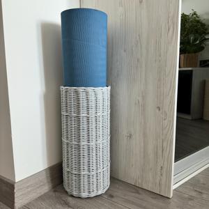 Handmade Rattan Yoga Mat <b>Storage</b> <b>Basket</b> Eco Friendly <b>Wicker</b> <b>Storage</b> Tube for Home Gym Fitness Studio Equipment Organizer - Product Image 6