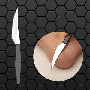 Kit de soins des pieds en acier inoxydable, couteau exfoliant aiguisé et grattoir lissant pour les pieds, coupe-ongles incarnés, éliminateur de peaux mortes - Product Image 6