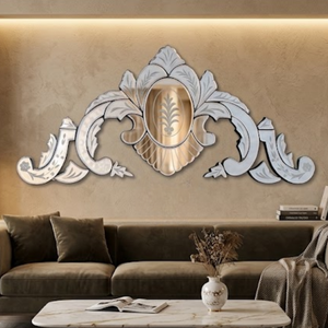 Espejo de Pared Ornamentado de Estilo Barroco Veneciano de Lujo |   Espejo Decorativo Vintage | Espejo de Vidrio Estilo Antiguo para una Decoración Elegante del Hogar - Product Image 5